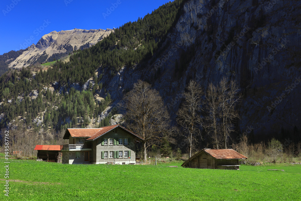 Fototapeta premium Lauterbrunnen Valley, Switzerland, Europe