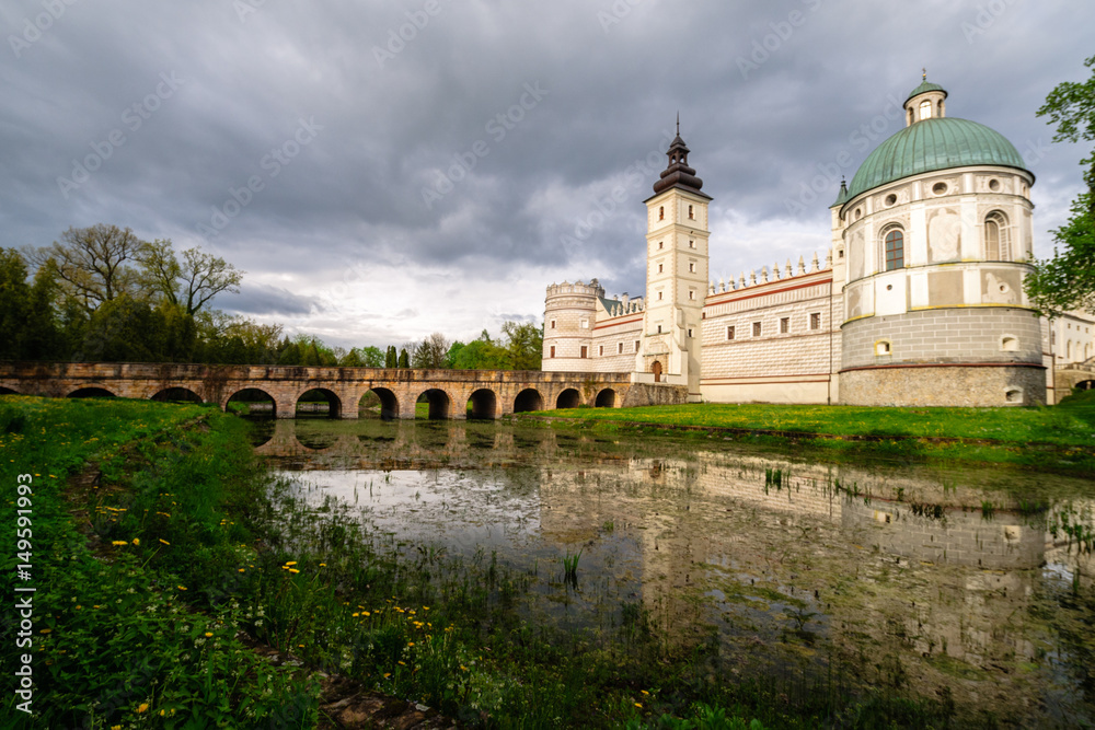 Renaissance castle in Krasiczyn 