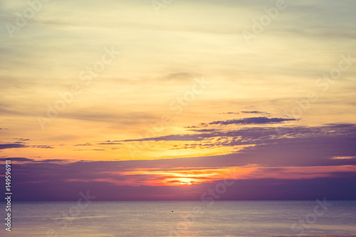 Sunrise and Sea © siraphol