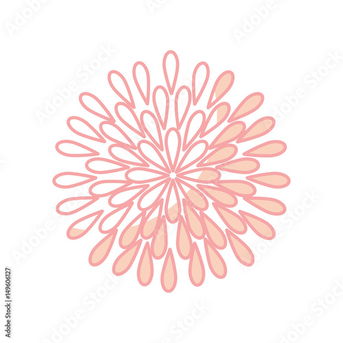 Fototapeta Naklejka Na Ścianę i Meble -  beauiful garden flower icon vector illustration design
