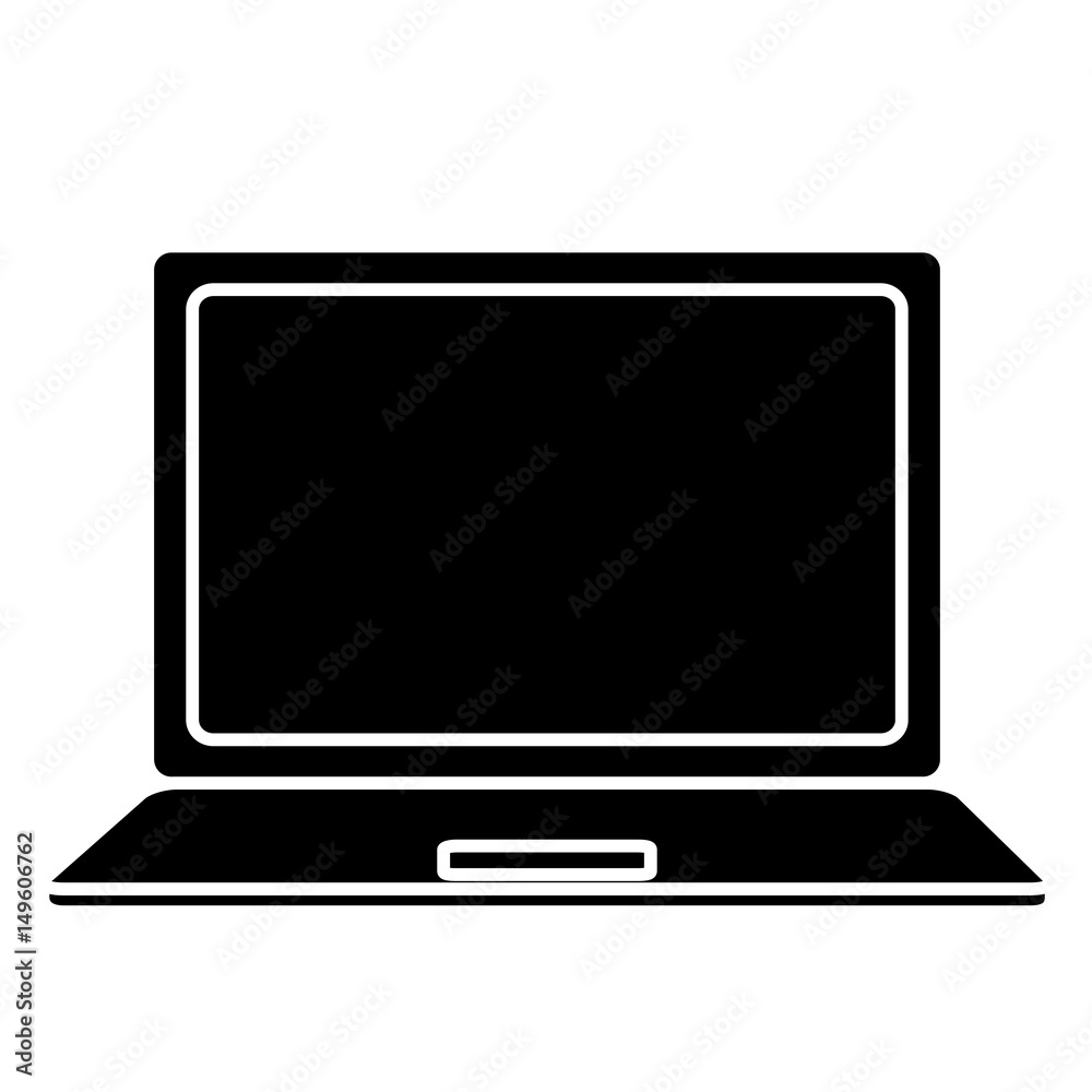 laptop computer icon over white background. vector illustration laptop computer icon over white background. vector illustration