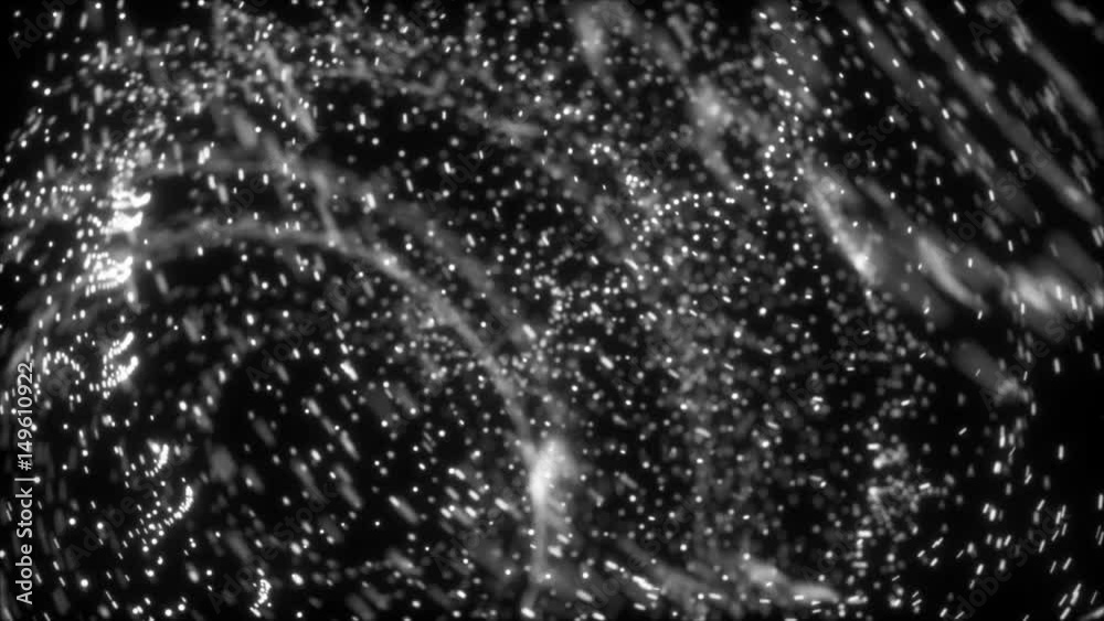 Overlay background. Exploding particles, flying fragments in different ...