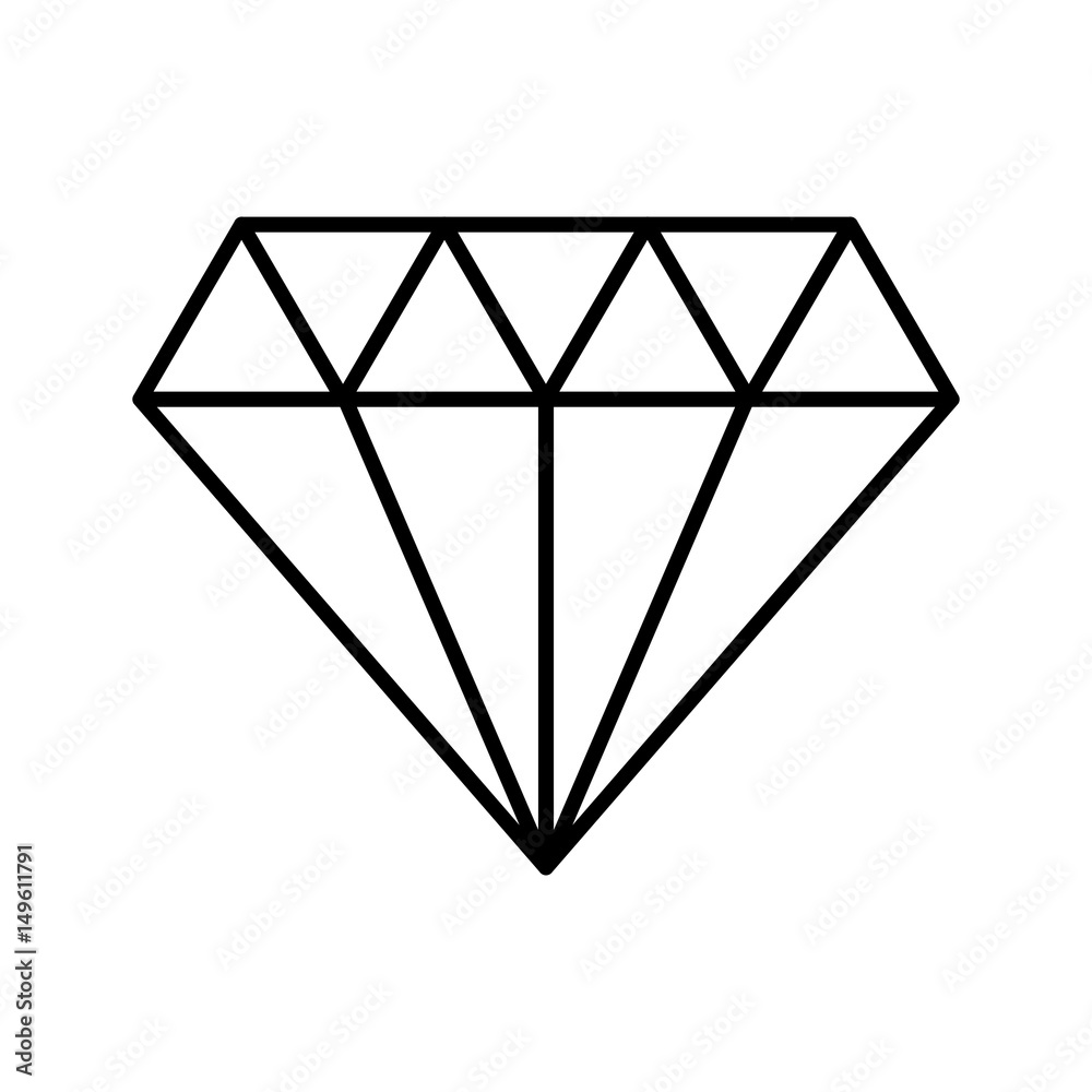 elegant diamond isolated icon vector illustration design elegant diamond isolated icon vector illustration design