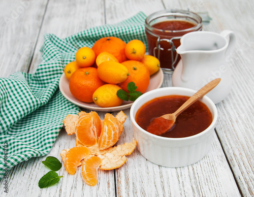 Delicious mandarine jam