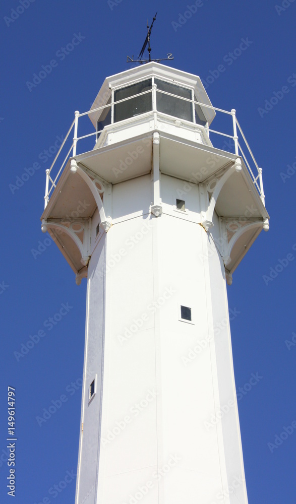 Lighthouse tower in Rönne on the island Bornholm. Denmark