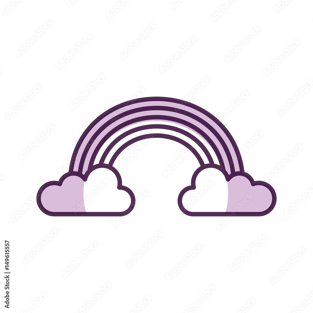 cute fantasy rainbow icon vector illustration design cute fantasy rainbow icon vector illustration design