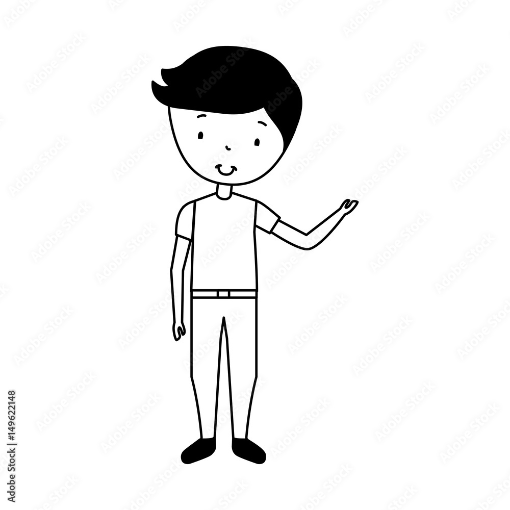 cute little boy character vector illustration design cute little boy character vector illustration design