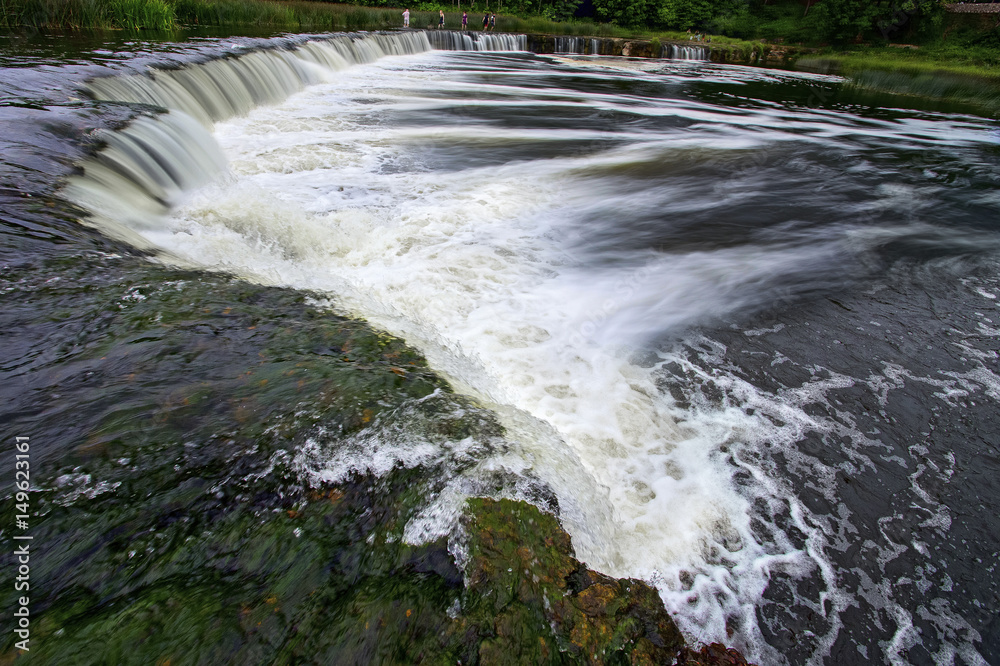 Fototapeta premium Widest waterfall in Europe - Venta