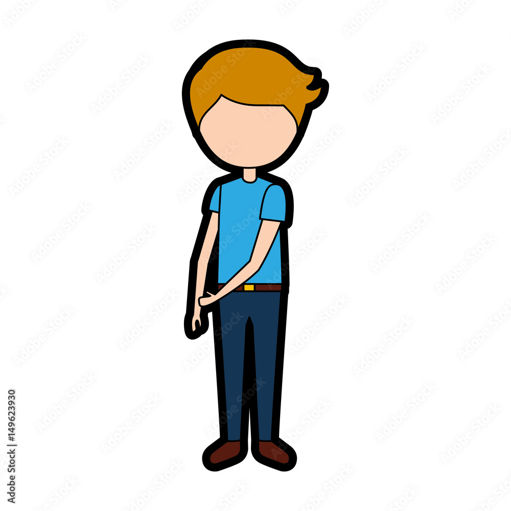 young man avatar character vector illustration design young man avatar character vector illustration design