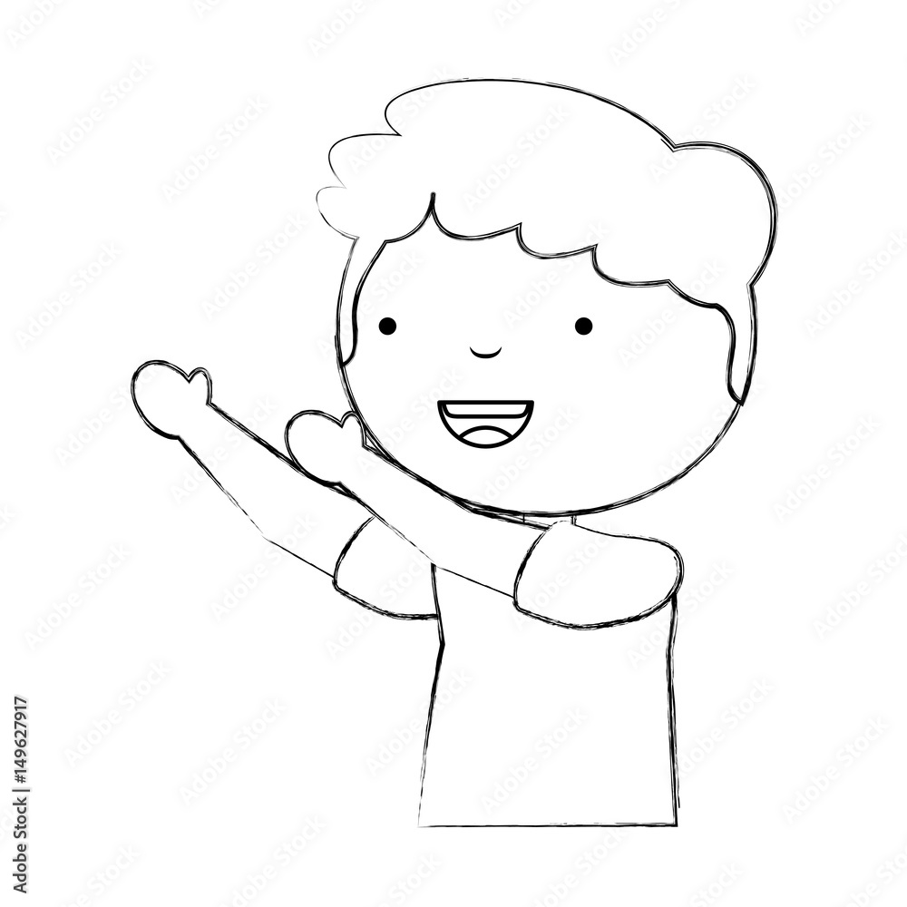 cute little boy character vector illustration design cute little boy character vector illustration design