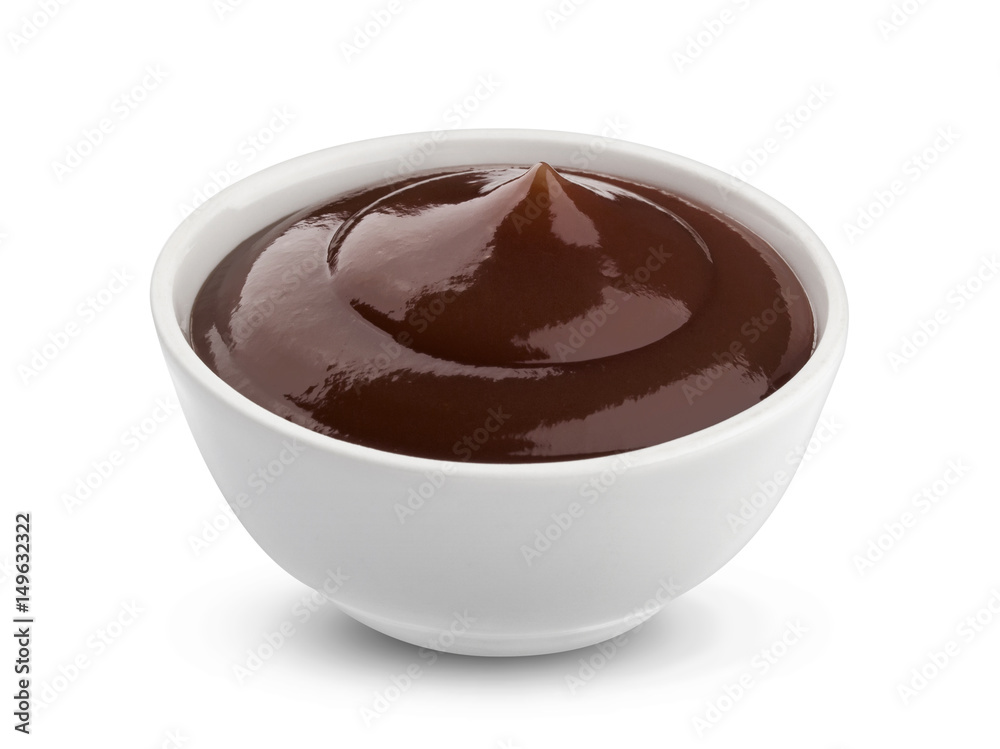 Grill sauce on white background