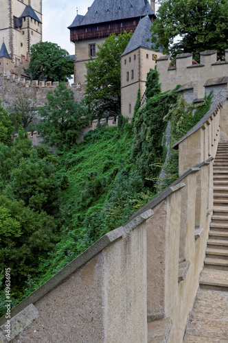 Close view of the small tower