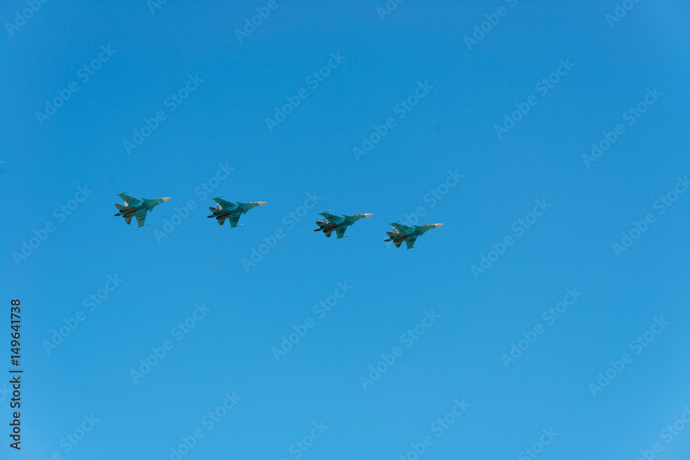 Moscow, the parade on May 9, 2017 aircraft Moscow, the parade on May 9, 2017 aircraft