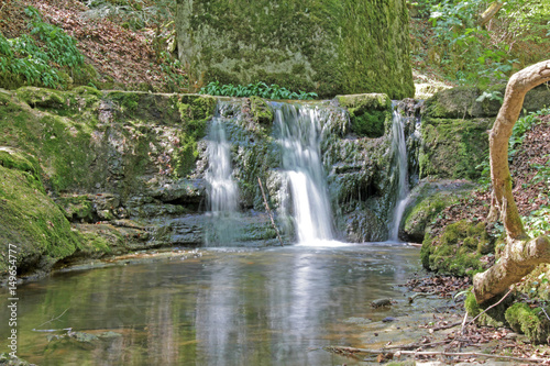 Wasserfall, Verenaschlucht, Solothurn, Schweiz 