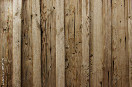 Light brown wood texture. Background light old wooden panels.Boards are nailed vertically