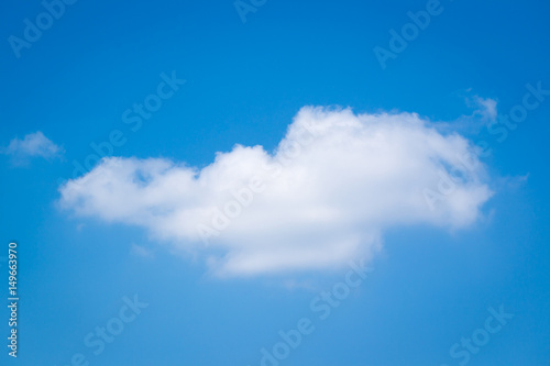 Beautiful a group of clouds in the blue sky during the sun shin background. © DG PhotoStock