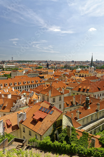 Wallpaper Mural Bird view of buidings with red roof Torontodigital.ca