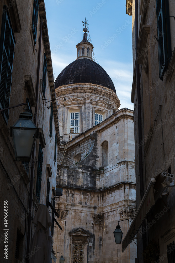 Fototapeta premium Dome of Dubrovnik Cathedral