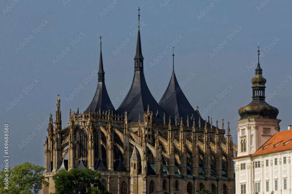 Fototapeta premium Zoomed shot of the church