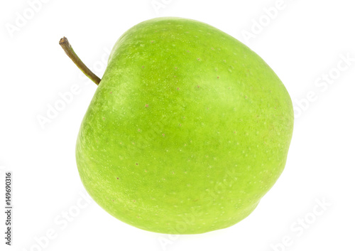 Green apple isolated on a white background