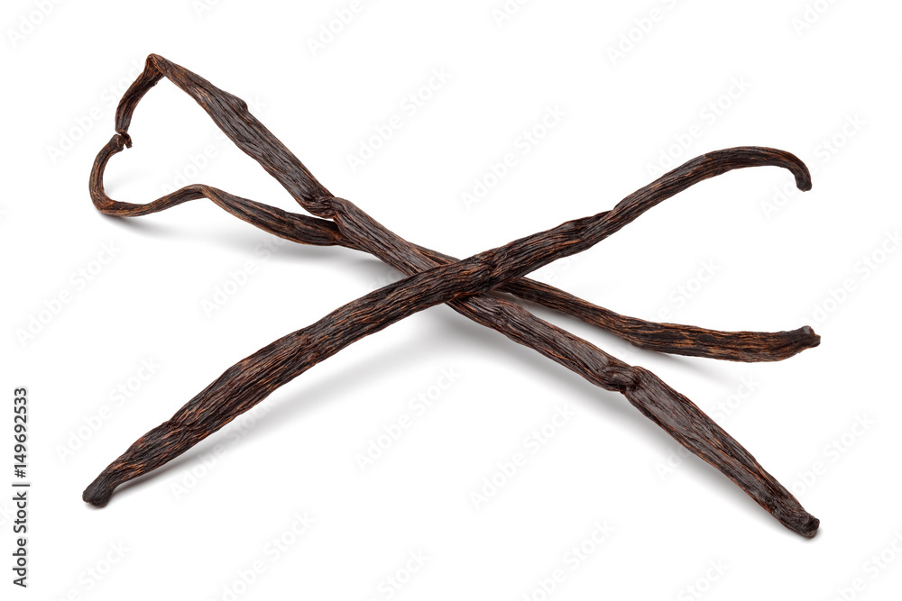 Dried vanilla pods Dried vanilla pods