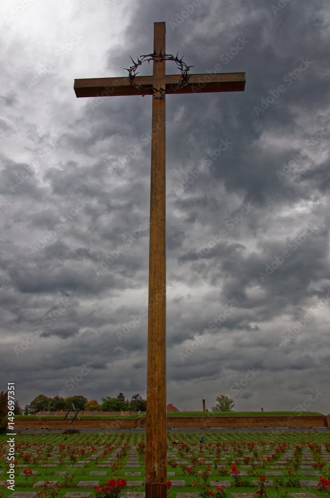 Close shot of the cross Close shot of the cross