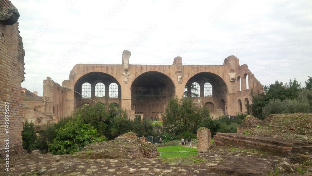 rovine sul colle Palatino, Roma