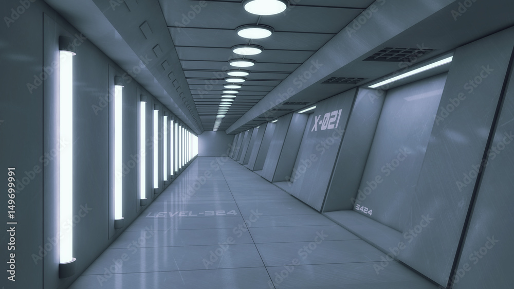 3d rendering. Futuristic background architecture corridor. 3d rendering. Futuristic background architecture corridor.