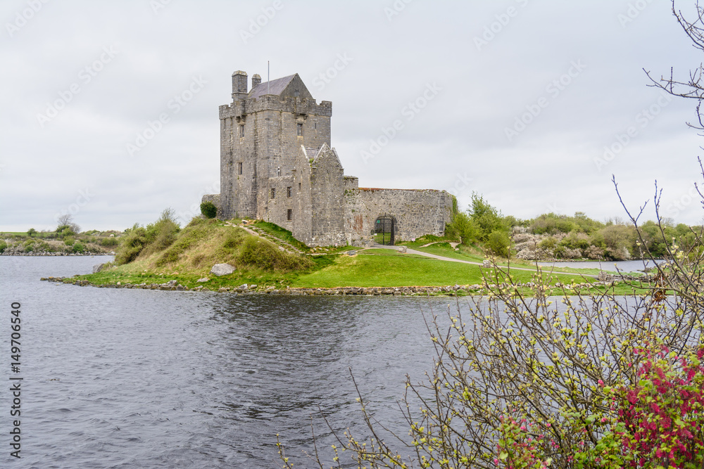 Irish dunguaire castle at galway county, Ireland Irish dunguaire castle at galway county, Ireland