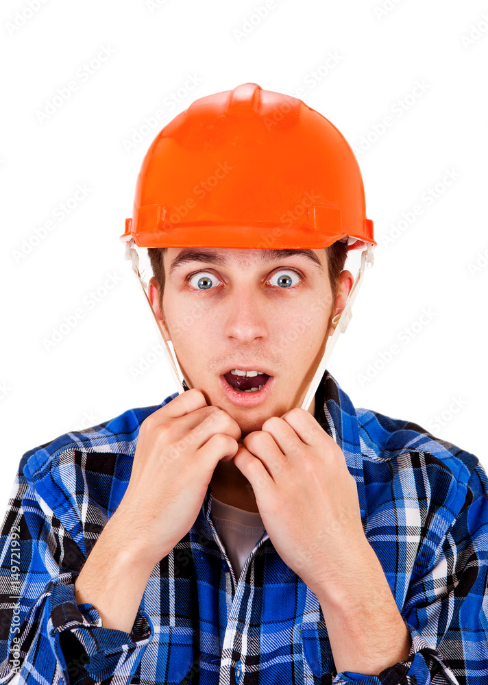 Young Man in Hard Hat Young Man in Hard Hat