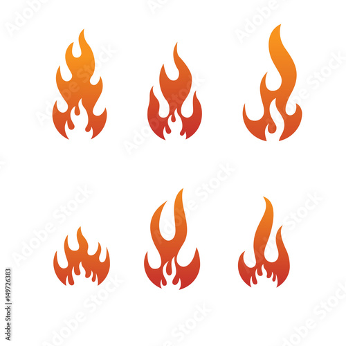 Fire Template flame