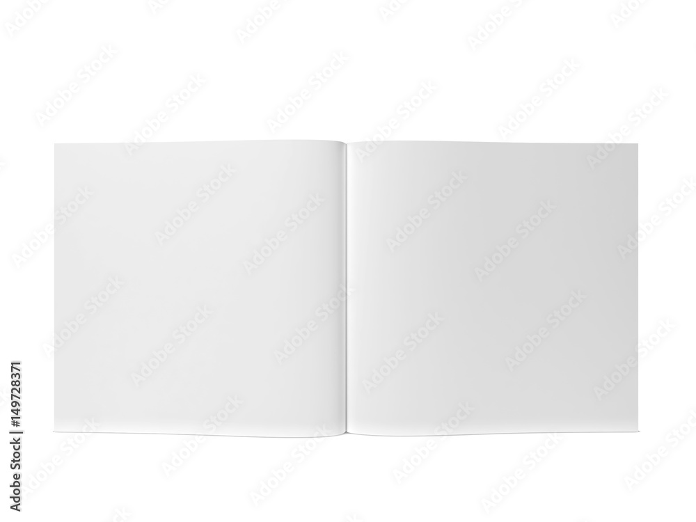 Open magazine or brochure Open magazine or brochure