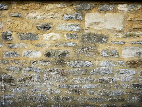 Cotswold stone wall photo