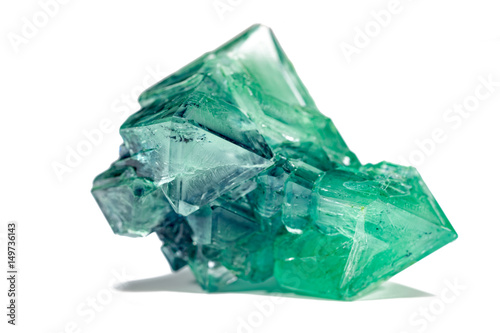 green crystal mineral photo
