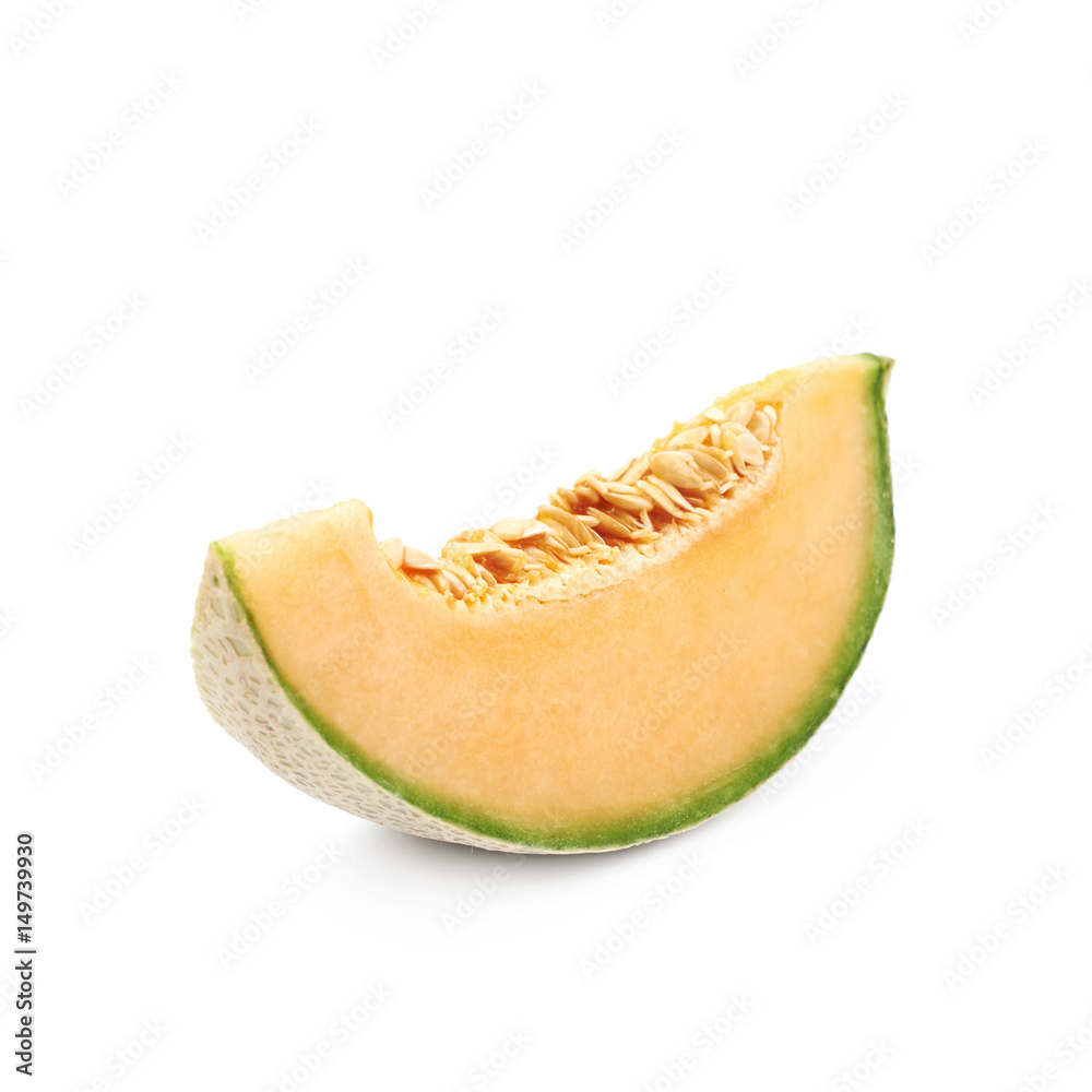 Single slice of a melon Single slice of a melon
