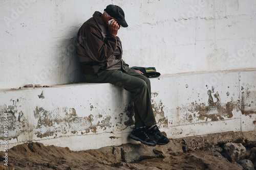 Man on the phone