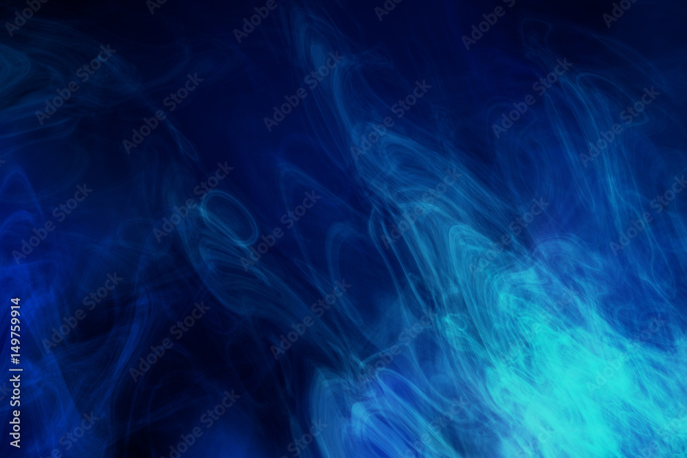 Obraz premium Blue smoke background