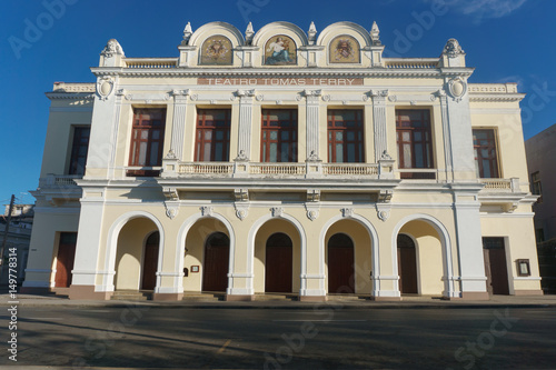 Teatro Tomas Terry colonial building in Cienfuegos, Cuba