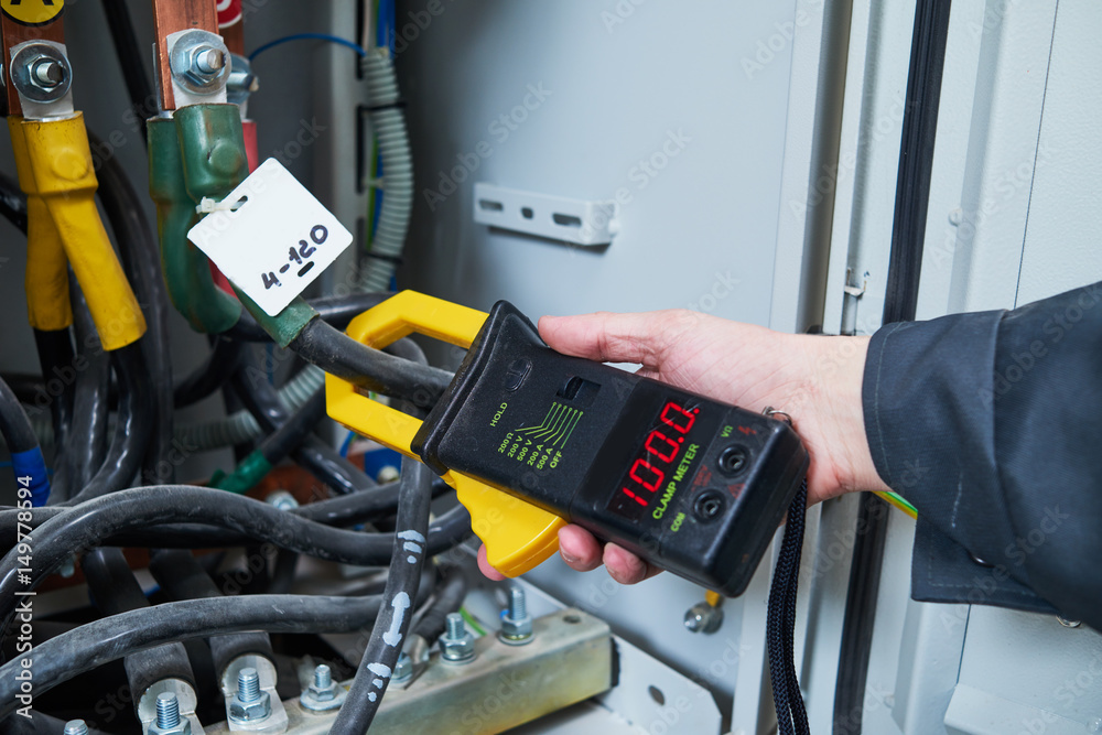 electrician measurements with multimeter tester electrician measurements with multimeter tester