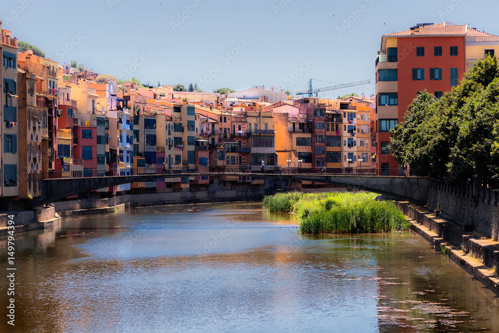 Girona. Summer in Spain.