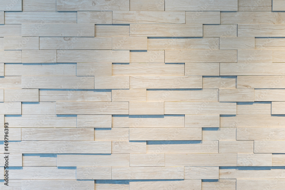 Obraz premium Abstract square white brick wall background
