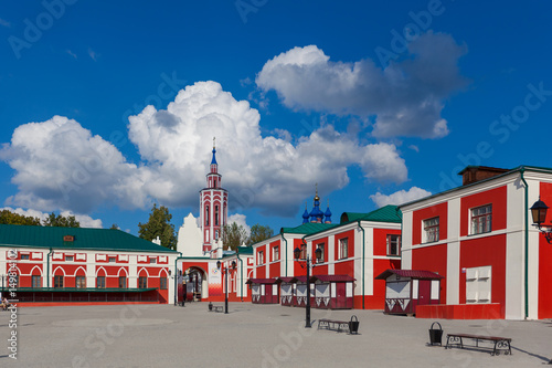 Гостиные торговые ряды. Исторические здания в городе Калуге. Россия.
