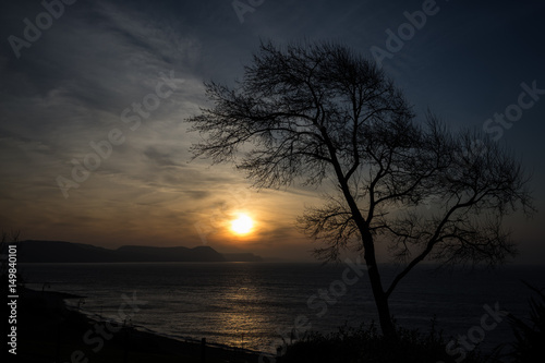 Sunrise in Lyme Regis, Dorset, England, UK