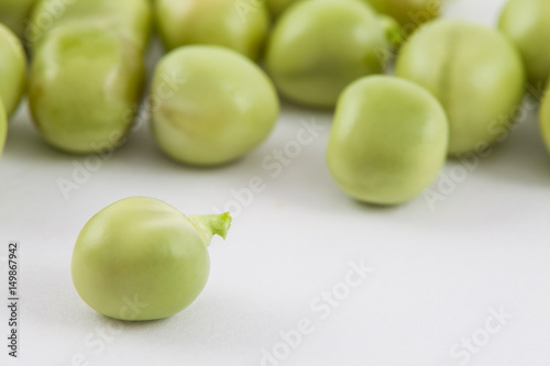 Wallpaper Mural Peas (Pisum sativum) isolated in white background Torontodigital.ca