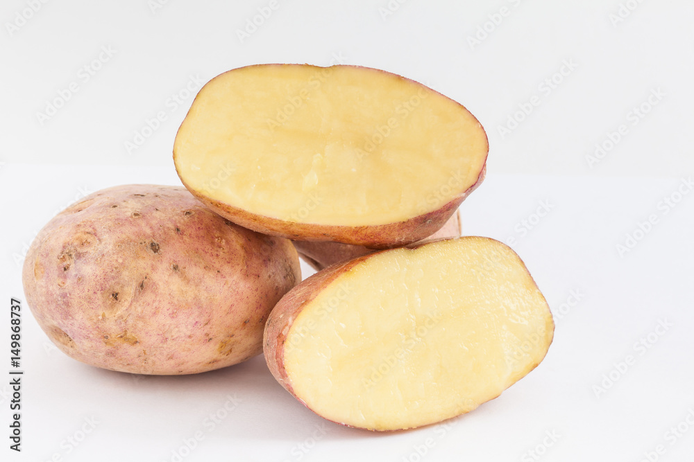 Potato (Solanum tuberosum) isolated in white background Potato (Solanum tuberosum) isolated in white background