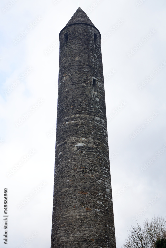 The round tower, Glendalough, Ireland