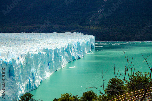 The spectacular Perito Moreno Glacier, Los Glaciares National Park, El Calafate, Province Santa Cruz, Patagonia Argentina, South America. photo
