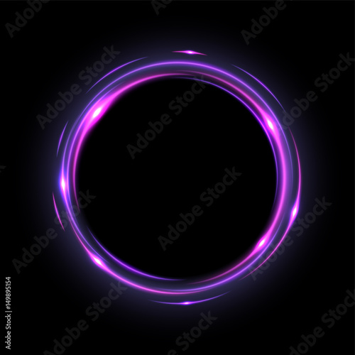 Rounded light shiny, Suitable for product advertising, product design, and other. Vector Illustration