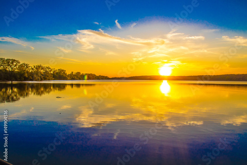 Landscape,  sunset, lake © wael