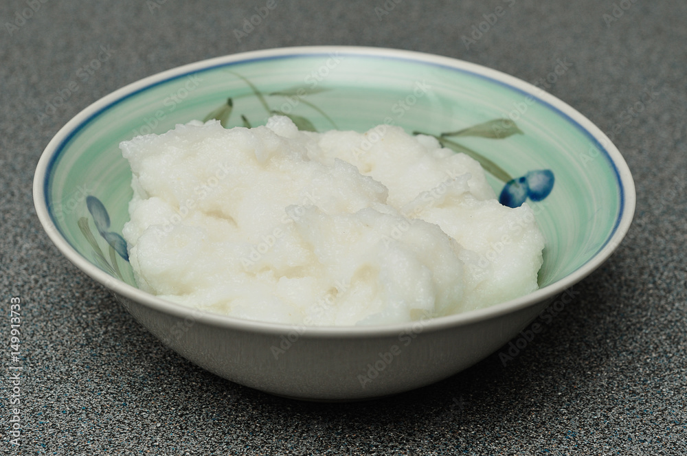 A traditional South African breakfast porridge make of maize A traditional South African breakfast porridge make of maize